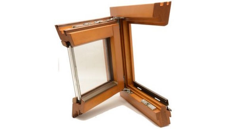 Profil IV68 für Holzfenster geöffnet