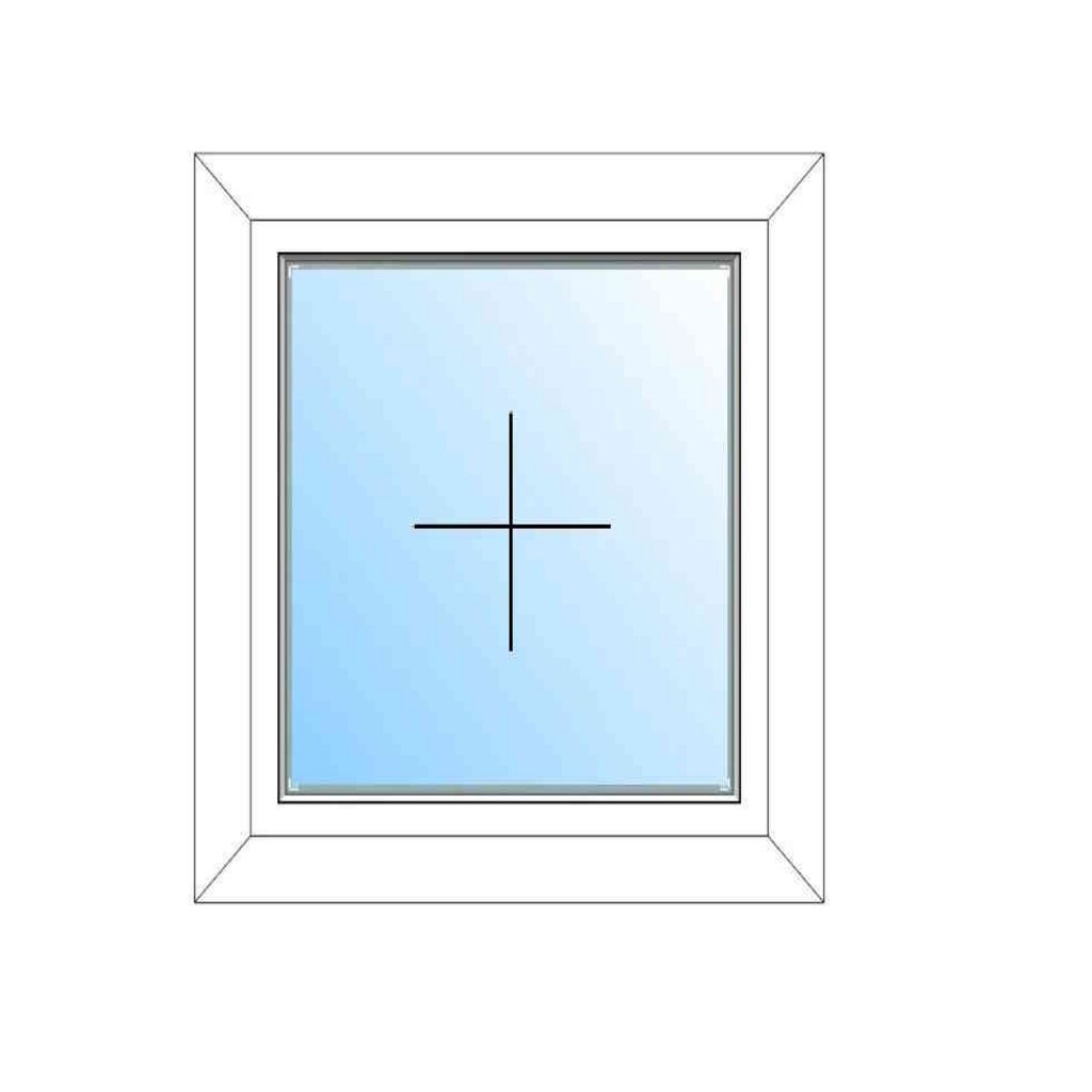 Skizze eines kleinen Fensters ohne Öffnung