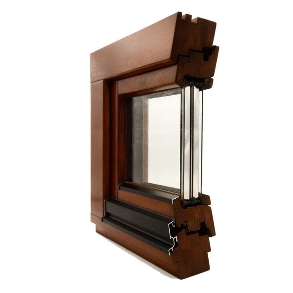 Holzfenster als Profilschnitt IV92