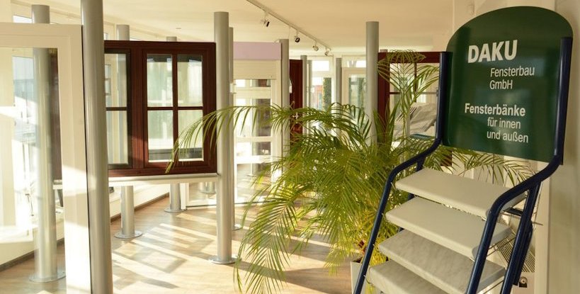 Ausstellungsraum von DAKU für Fenster und Tueren