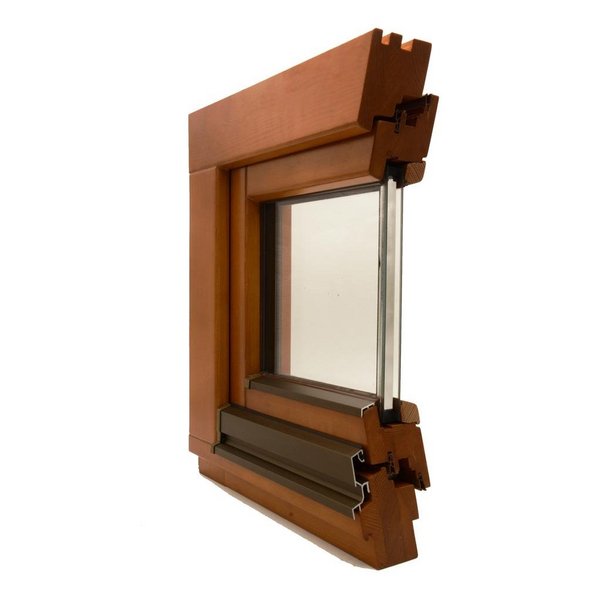 Holzfenster als Profilschnitt IV68
